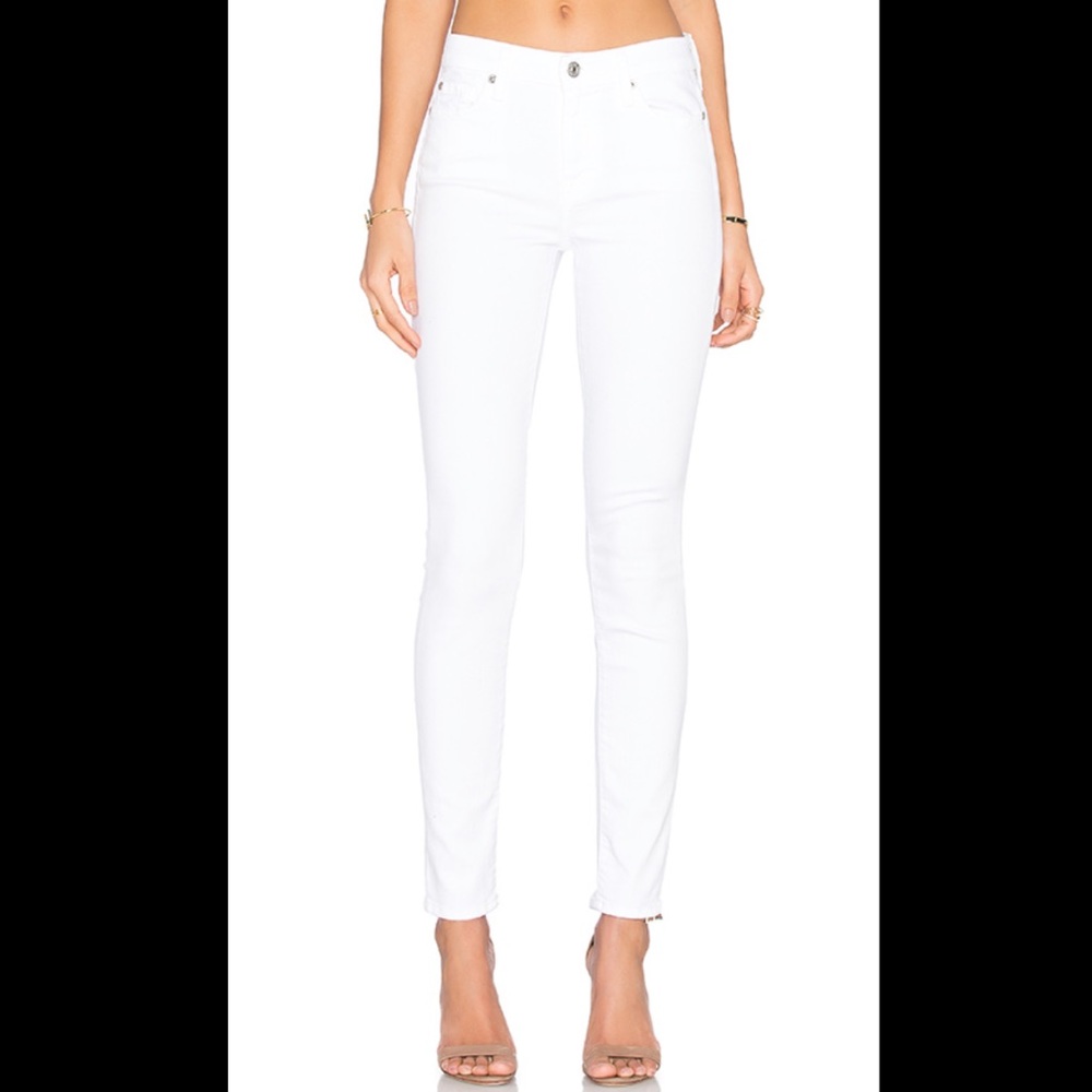 7 for All Mankind The Skinny Jean in White